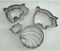 4 Inch Concha Cutter Mexican Bread Mold with 5 Sizes Piggy Cookie Cutters, Stainless Steel Molde Para Hacer Conchas De Pan, Metal Concha Shell Stamp and Pig Cookie Cutter Set